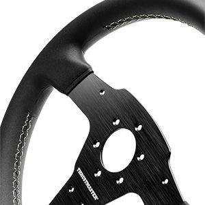 PC/PS4/PS5/Xbox Rat - THRUSTMASTER - Evo Racing 32R - Læder Læder/Alu struktur 32 cm Magnetiske padler 25 knapper 7 LED'er