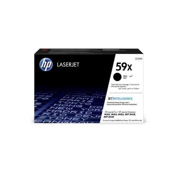 HP 59X original sort tonerpatron med høj kapacitet (CF259X) til LaserJet Pro M304/M404/MFP M428