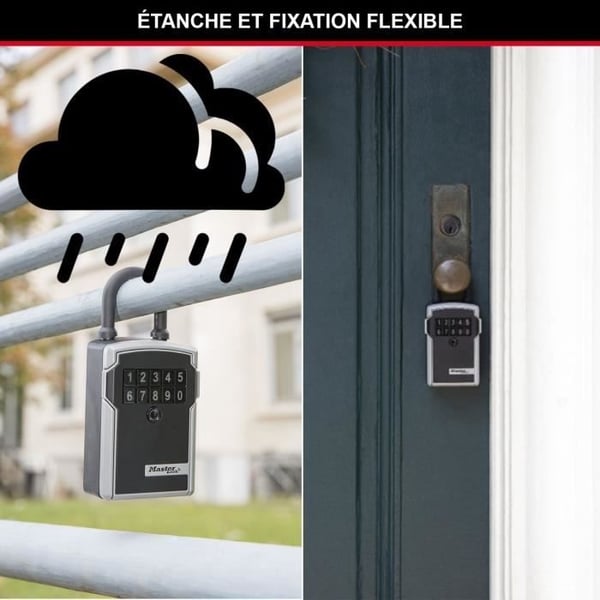 MASTER LOCK -yhdistetty avainlaatikko - Bluetooth tai yhdistelmä - kahvalla