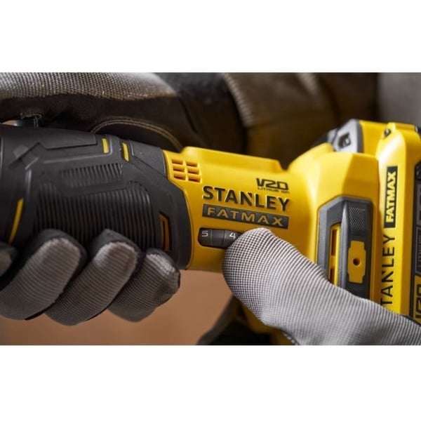 Børsteløs oscillerende værktøj - STANLEY FATMAX V20 - SFMCE510B-XJ - 18V Lithium - Uden batteri
