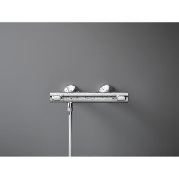 GROHE Precision Flow -termostaattinen suihkusekoitin - seinäkiinnitys - palovammasuoja - kromi