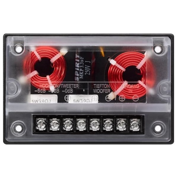 2-vejs kit - MTX AUDIO - 13 cm - 4O - 80 Wrms - Aluminiumschassis - Ø30 mm TIL-spole - Ø28 mm neodym-diskant