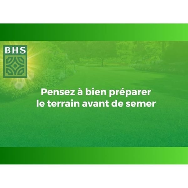 Græsplæne - BHS - Solgræsplæne 10 kg | Modstandsdygtig over for middelhavsklima og tørke