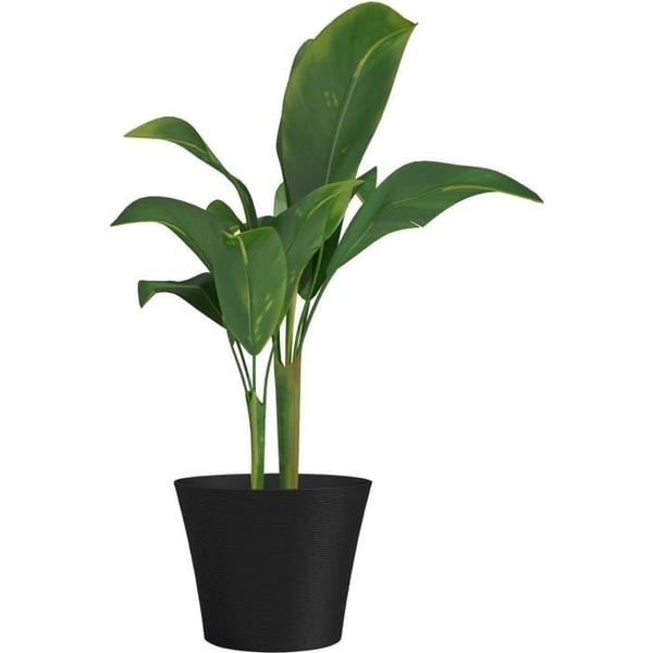 Urtepotte - GARDEN ID - Green Care Sense Sort-Antracit - 50 x 41 cm - 10 års garanti - 100% genanvendt - UV- og frostbestandig