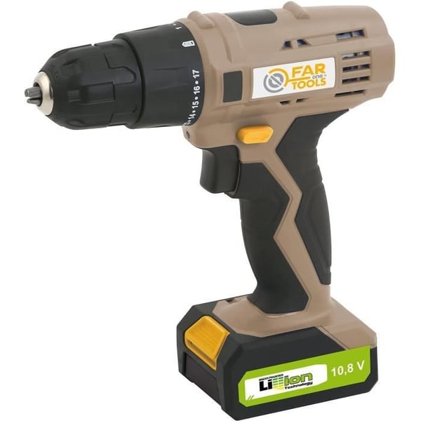FARTOOLS 10,8 V:n litiumioniakkuinen akkuporakone LI 108