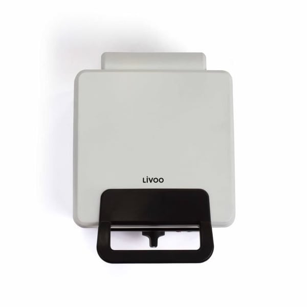 Vaffeljern med justerbar termostat - LIVOO - DOP206 - 1200W - 2 vafler - Non-stick - Overflade 14,5 x 17,5 cm - Indikatorlamper