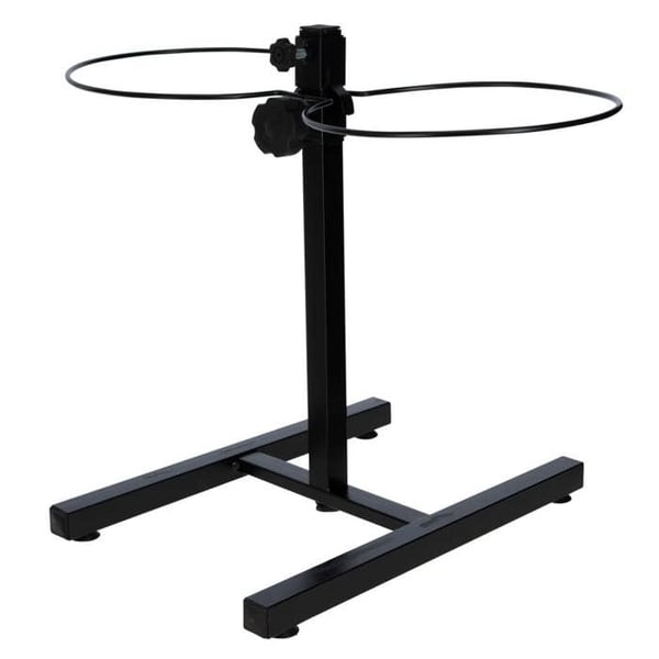 Kerbl Fodersøjler til kæledyr med stativ 2x2,8 L 43 cm sort 445244