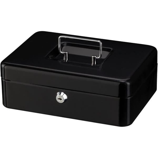 Kasse - BURG WACHTER - Penge 5025 Sort - Sort stål - Nøgleåbning - Elegant