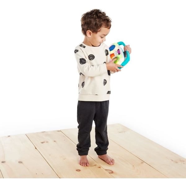 BABY EINSTEIN Børneradio, Musiklegetøj til tidlig læring, Stereo til baby, 3 musikstationer og 30 melodier og lyde 12M+