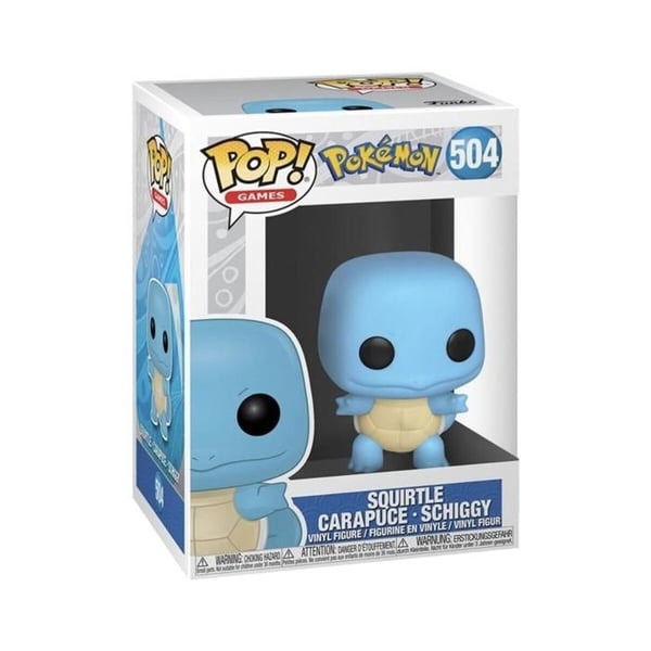 Figur - Funko - Squirtle - Pokémon - Lille grøn figur til børn - Pop!