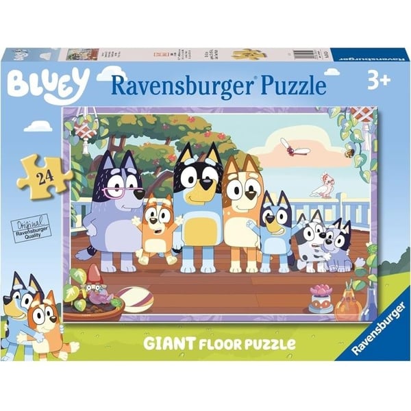 Kæmpe puslespil med 24 brikker, Familietid/Blå, Fra 3 år, Eventyr, 05622, Ravensburger