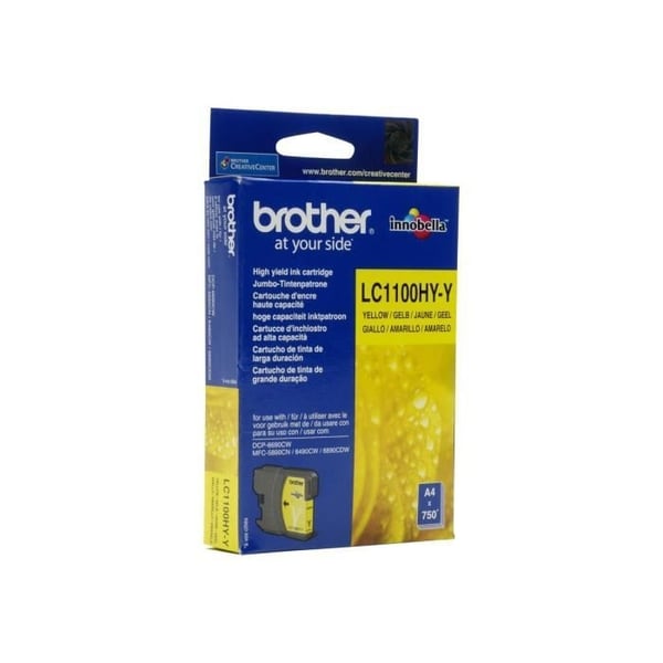 Brother LC1100Y gul blækpatron