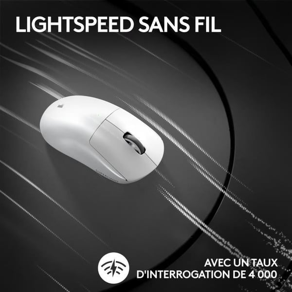 Gamingmus - Trådløs - Logitech G - Pro X Superlight 2 Lightspeed - Hvid