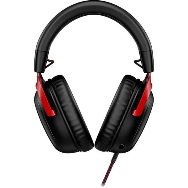 HyperX Cloud III Langalliset Pelikuulokkeet Tietokoneelle ja Konsolille - Musta/Punainen