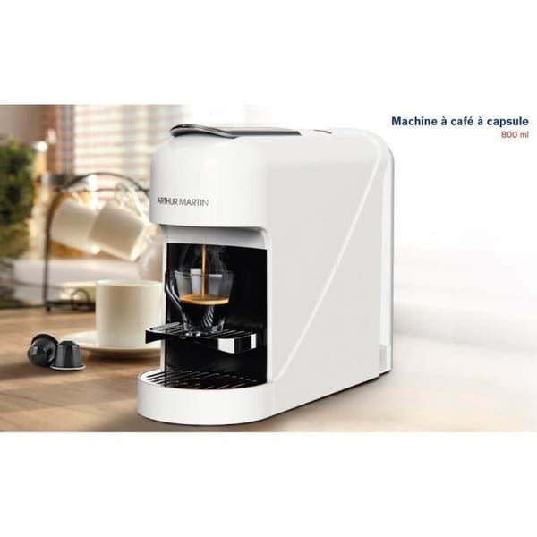 Kapselmaskine - ARTHUR MARTIN - AMN230B - Espresso & Lungo - Hurtig tilberedning