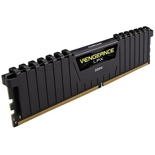 RAM-muisti - CORSAIR - Vengeance LPX DDR4 - 16 Gt 2x8 Gt DIMM - 3200 MHz - 1.35 V - Musta (CMK16GX4M2E3200C)