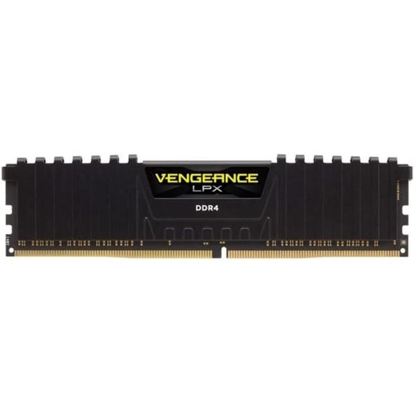 RAM-muisti - CORSAIR - Vengeance LPX DDR4 - 16 Gt 2x8 Gt DIMM - 3200 MHz - 1.35 V - Musta (CMK16GX4M2E3200C)