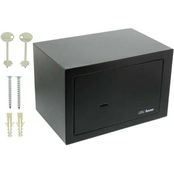 Favor S3 K pengeskab - BURG WACHTER - Dobbelt-bit nøglelås - 12,4 L - Metal