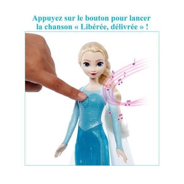 Disney Frost Elsa Syngende Dukke - Sang på 4 Sprog - Alder 3+ - JDX48