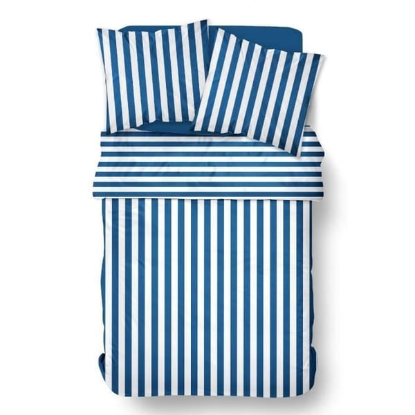 Sengesæt - TODAY Summer Stripes - 240x220 cm - 2 personer - stribet trykt bomuld