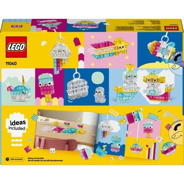 LEGO Classic 11040 Magiske Gennemsigtige Klodser - Byggesæt fra 5 år