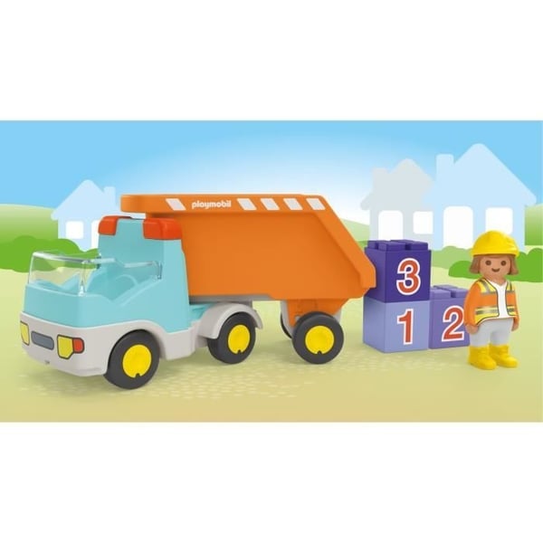 PLAYMOBIL Junior 71685 Tipper, Fra 12 måneder