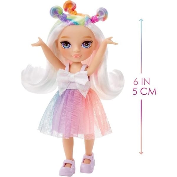 Rainbow High Littles - 15 cm dukke + kæledyr - Regnbue - Fra 4 år