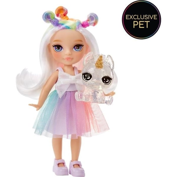 Rainbow High Littles - 15 cm dukke + kæledyr - Regnbue - Fra 4 år Rainbow High Littles - 15 cm dukke + kæledyr - Regnbue - Fra 4 år