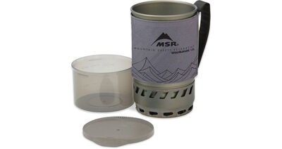 Aluminiumgryta MSR Windburner Tillbehör 1,0 l - grå