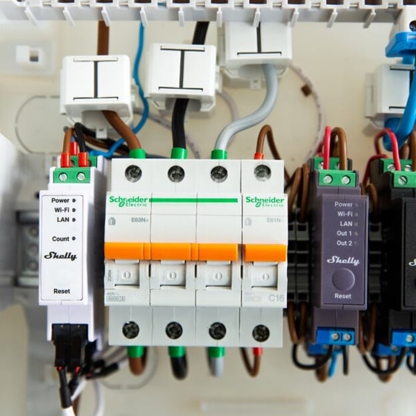 Shelly Hutschiene "Pro 3EM 120A" Stromzähler Wlan, Lan, BT
