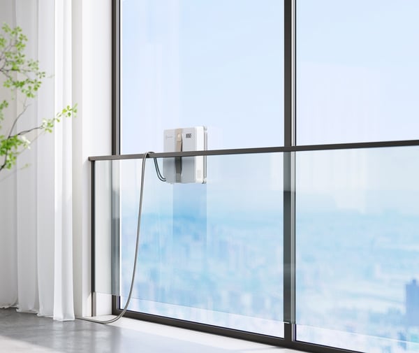 Ecovacs Winbot Mini -ikkunanpesurobotti (valkoinen)