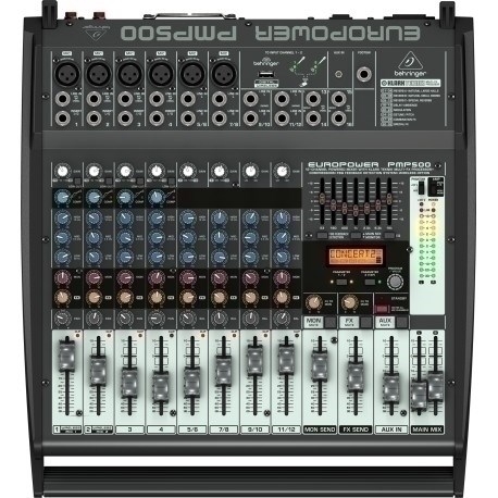 Behringer PMP500 lydmixer 12 kanaler 20 - 20000 Hz