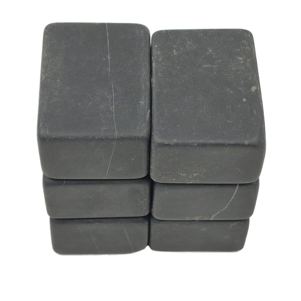Massageverktyg Sten - Kub - 6st