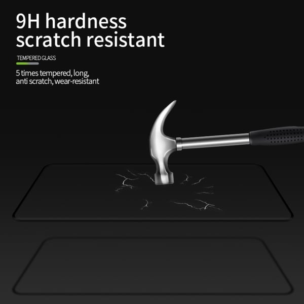 Xiaomi 12T / 12T Pro - Full Cover karkaistu suojalasi