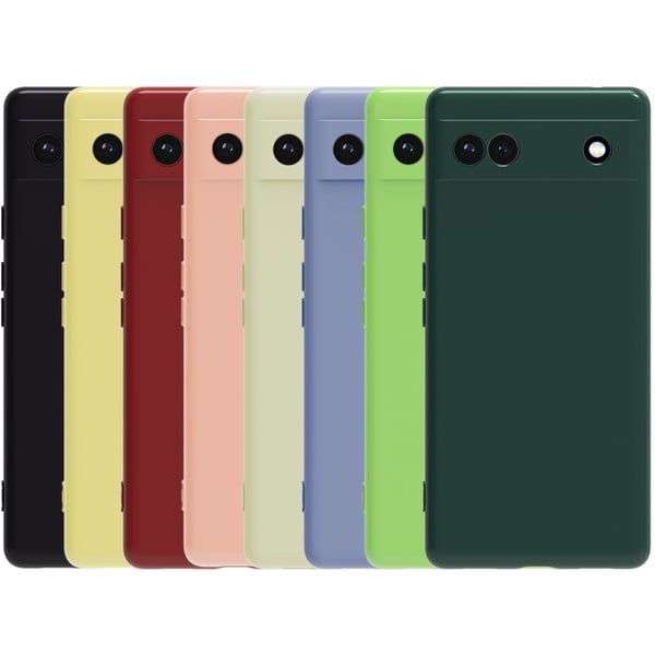 Google Pixel 6A - Silikon Skal Mikrofiber