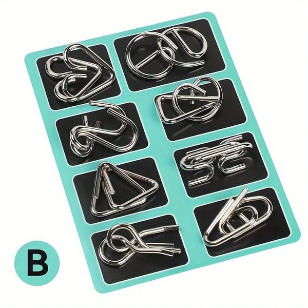 Aivojumppa - Metallipalapelit - Erillinen 8-pack Aivojumppa - Metallipalapelit - Erillinen 8-pack