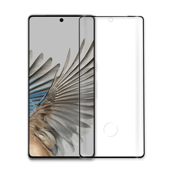 Google Pixel 7 Pro - läpinäkyvä kuori + täysin karkaistu suojalasi
