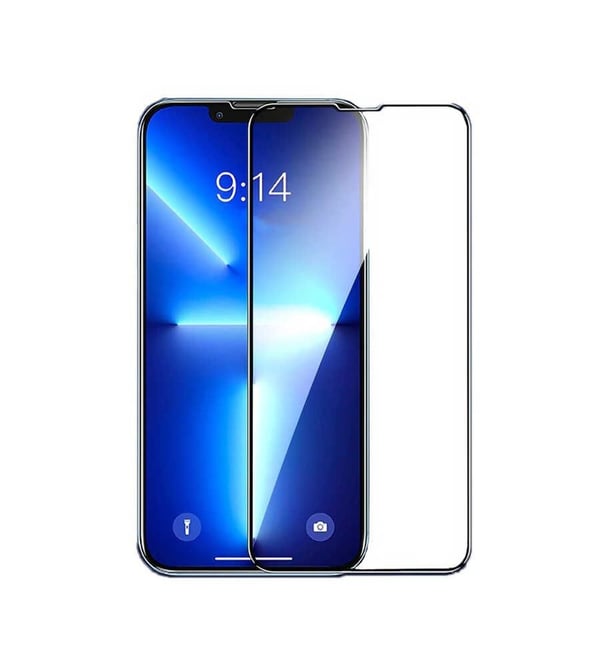 iPhone 15 Pro Max - läpinäkyvä kuori + täysin karkaistu suojalasi