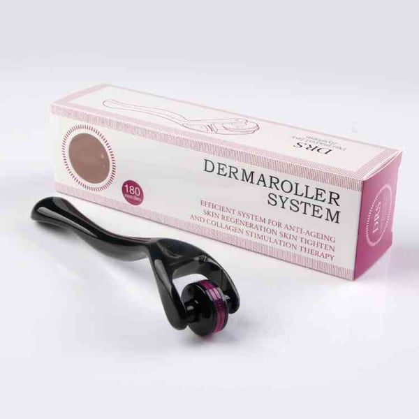 DRS Dermaroller, jossa on 180 titaanineulaa