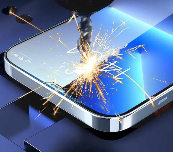 2-Pack - iPhone 14 Hög Kvalitets Heltäckande Härdat Glas Skärmskydd