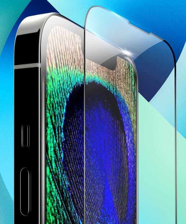 2-pack - iPhone 14 Plus korkealaatuinen, täysin kattava karkaistu lasinen näytönsuojus