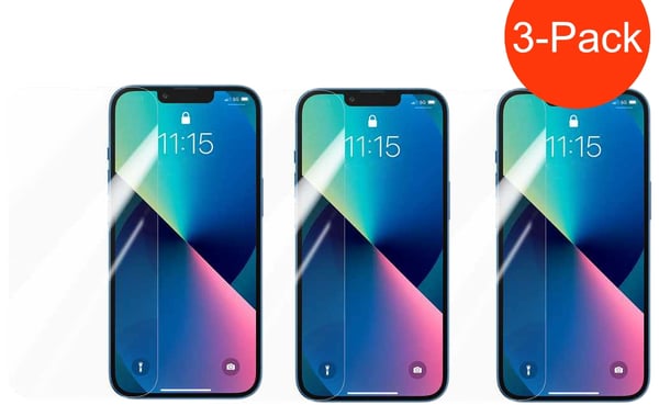 3-Pack - iPhone 13 Pro Max Hög Kvalitets Härdat Glas Skärmskydd
