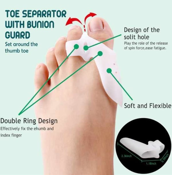 Hallux Valgus - korjaussarja varpaille 9 kpl 10 kpl.