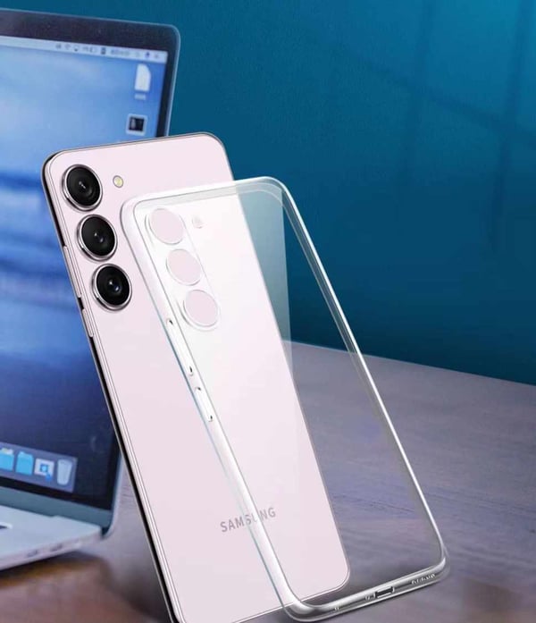 Samsung Galaxy S23 suojakotelo ja sormenpidike - suojaa ja mukavuutta - valkoinen