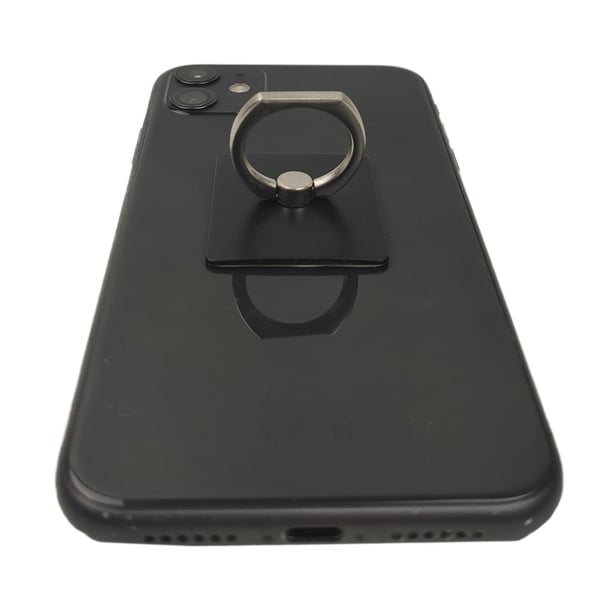 Samsung Galaxy S9+ Shell &Square Finger Holder - Suojaa ja mukavuutta - Musta
