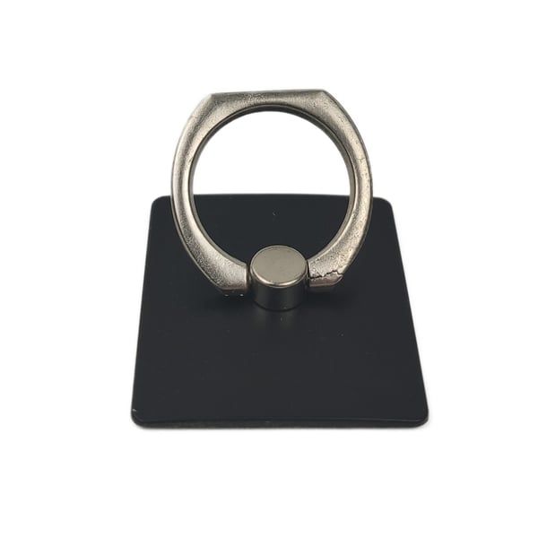 Samsung Galaxy S23+ Shell & Square Finger Holder - Suojaa ja mukavuutta - Musta