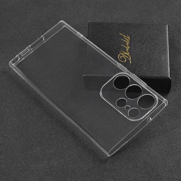 Samsung Galaxy S23 Ultra Shell & Square Finger Holder - suojaa ja mukavuutta - hopea