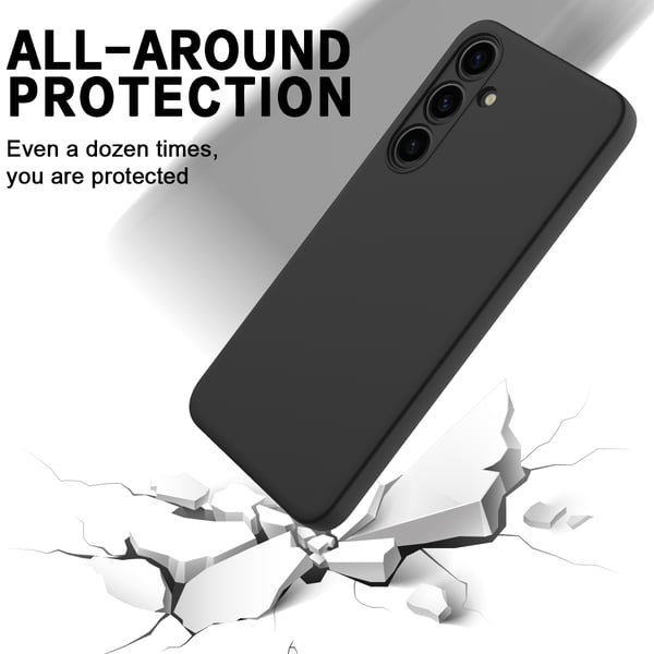 Samsung Galaxy S24 - mikrokuituinen silikonikuori