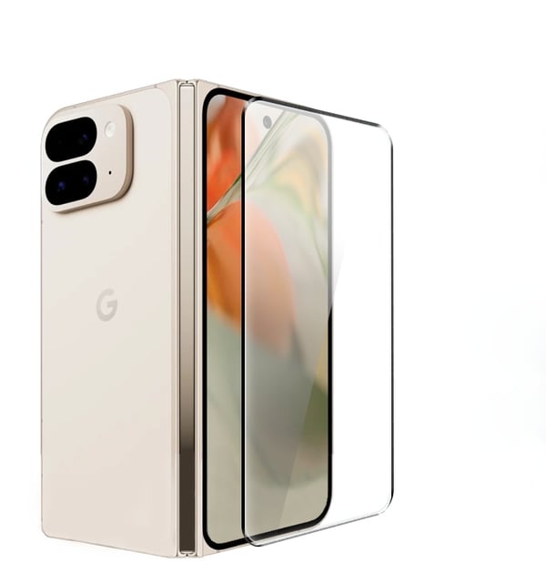 Google Pixel 9 Pro Fold - Front Full Cover karkaistu suojalasi / Näytönsuojus