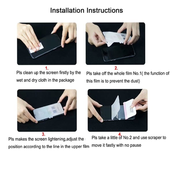 Samsung Galaxy Z Fold 6 - Neljäosainen pehmeä suojakalvo